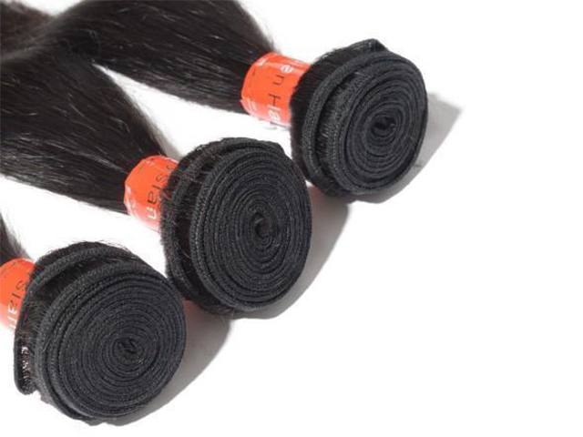 Straight Diamond 8A Virgin Peruvian Hair Natural Black 100g